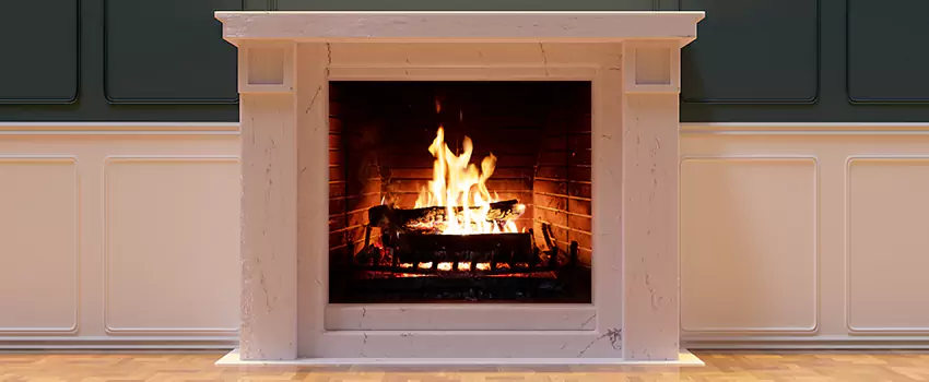 Decorative Electric Fireplace Installation in Mineola, New York