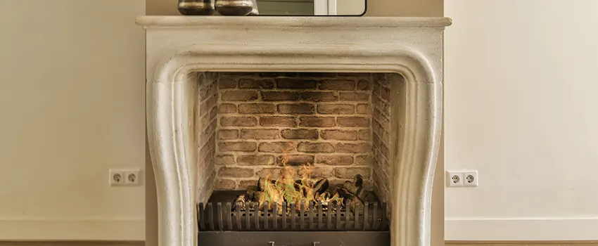 Vintage-style Fireplace Redesign in Mineola, New York
