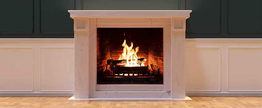Open Flame Wood-Burning Fireplace Installation Services in Mineola, New York
