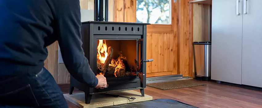 Open Hearth Wood Fireplace Installation in Mineola, NY
