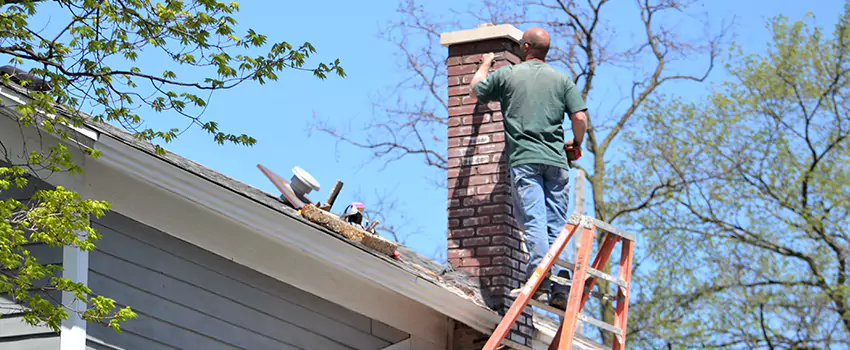 Vinyl and PVC Chimney Flashing Installation in Mineola, NY