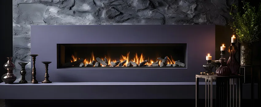Ember Bed for Ventless Gas Fireplace in Mineola, NY