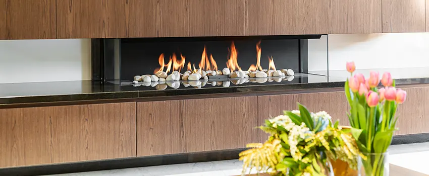 Double-height Fireplace Design Refurbishment in Mineola, New York
